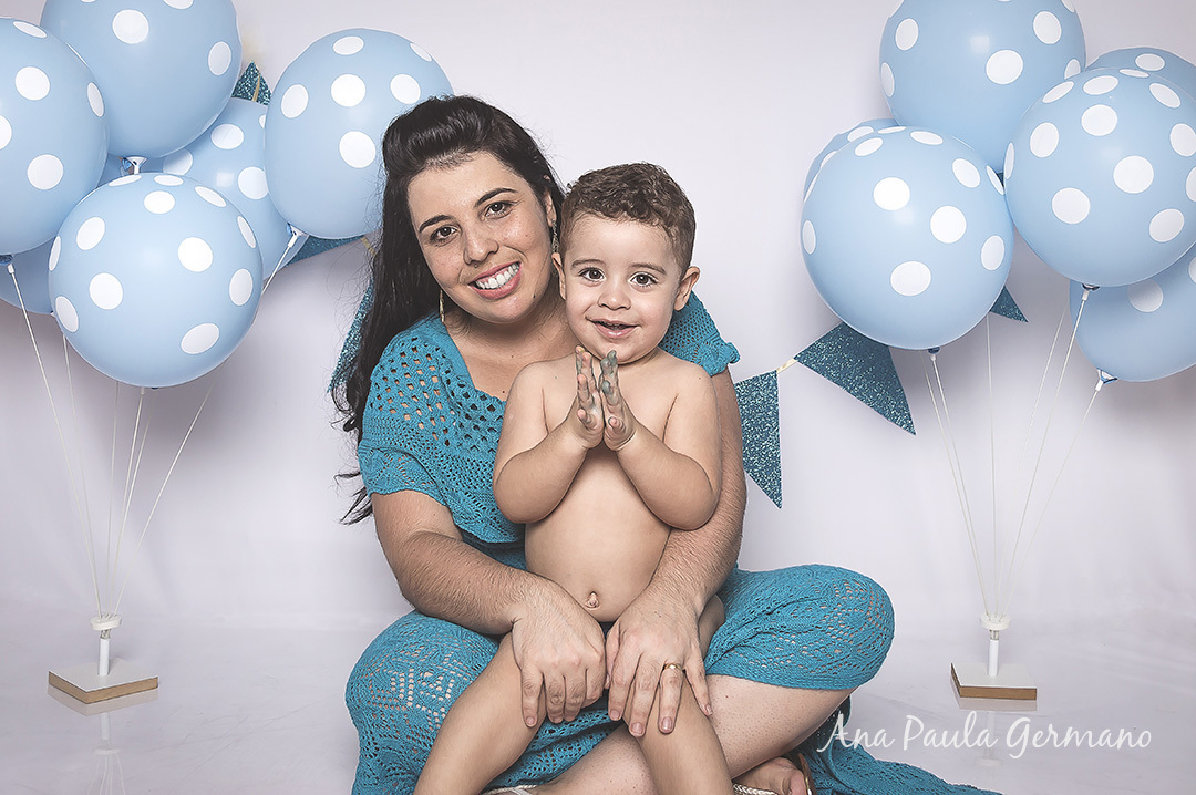 Smash the cake - 2 anos - menino