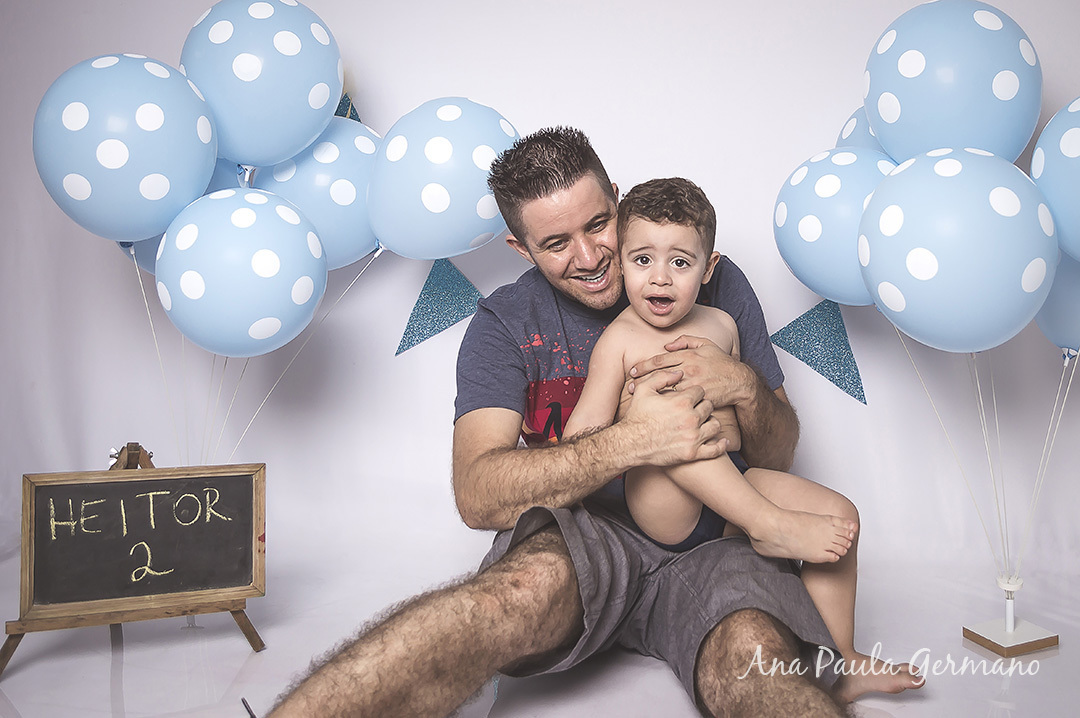 Smash the cake - 2 anos - menino