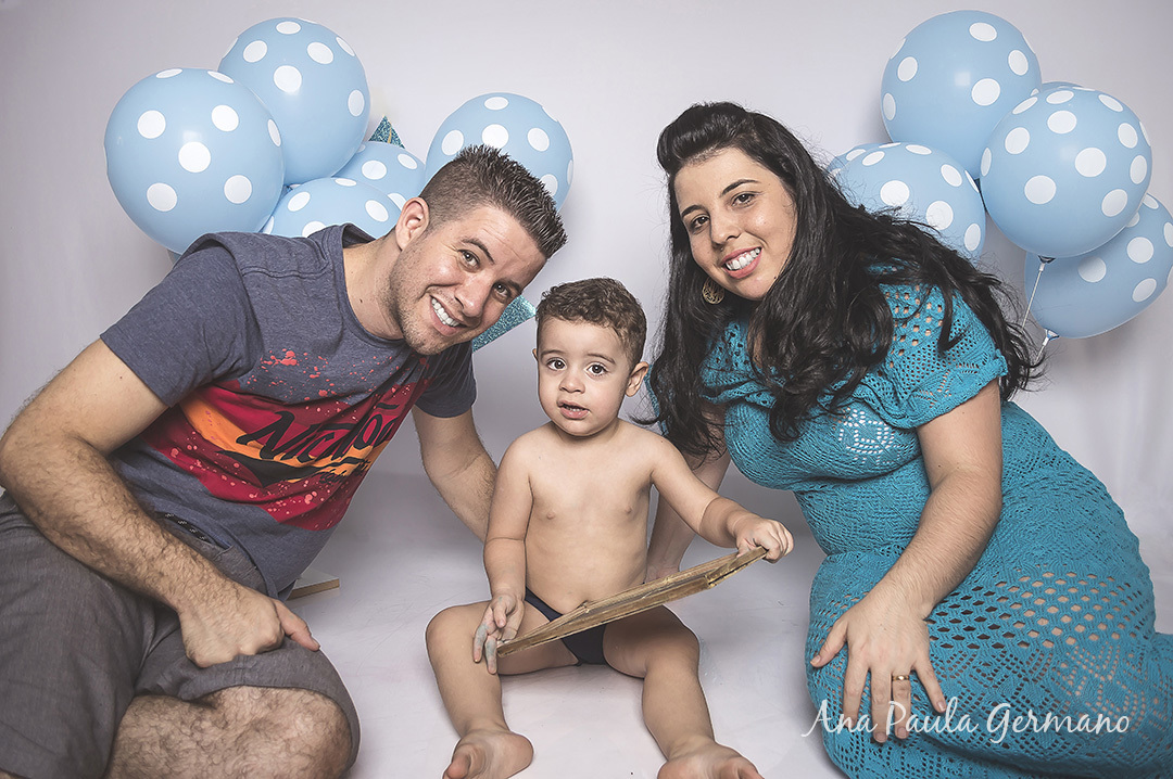 Smash the cake - 2 anos - menino