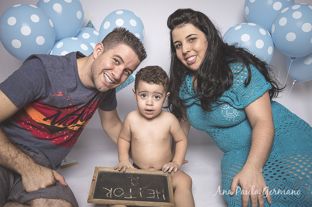 Smash the cake - 2 anos - menino