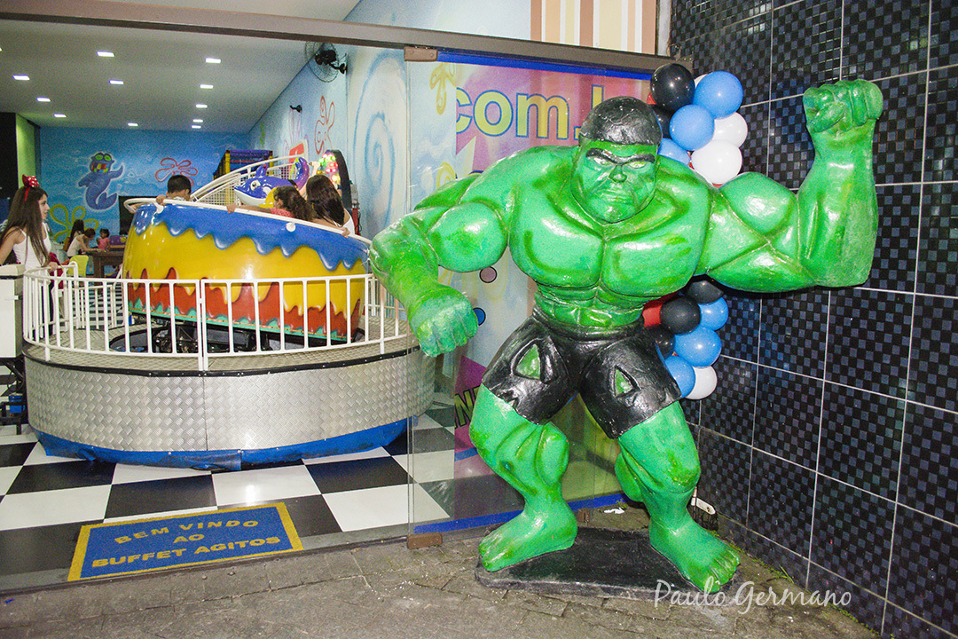 festa infantil - tema Hulk 11