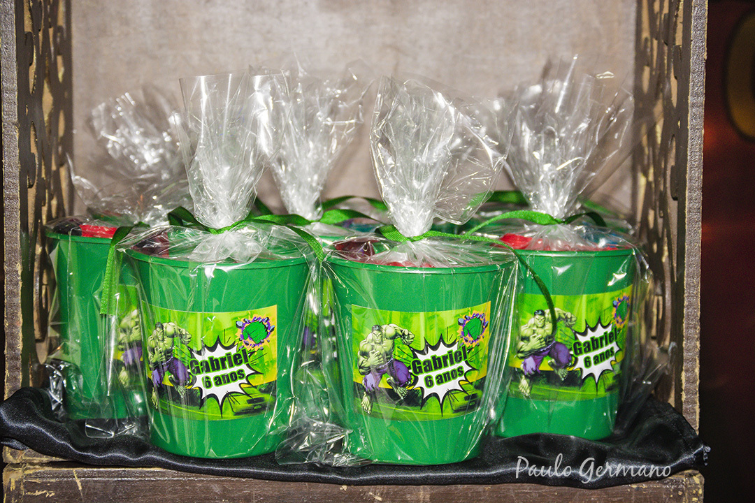 festa infantil - tema Hulk 6
