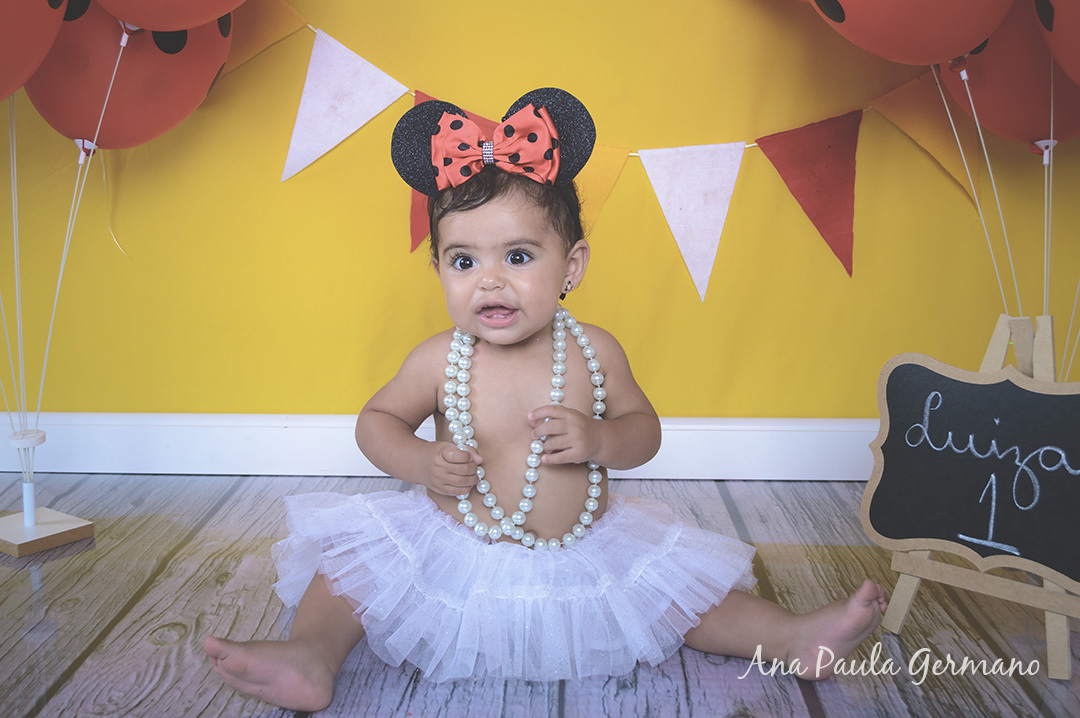 Smash the cake - menina - estúdio