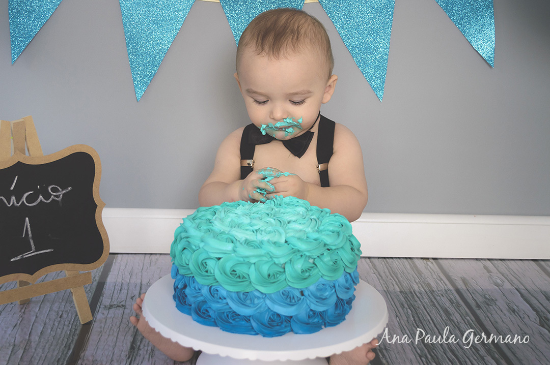 smash the cake menino