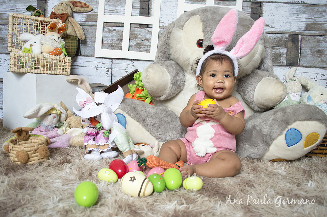 Acompanhamento primeiro ano - 7 meses - ensaio de páscoa