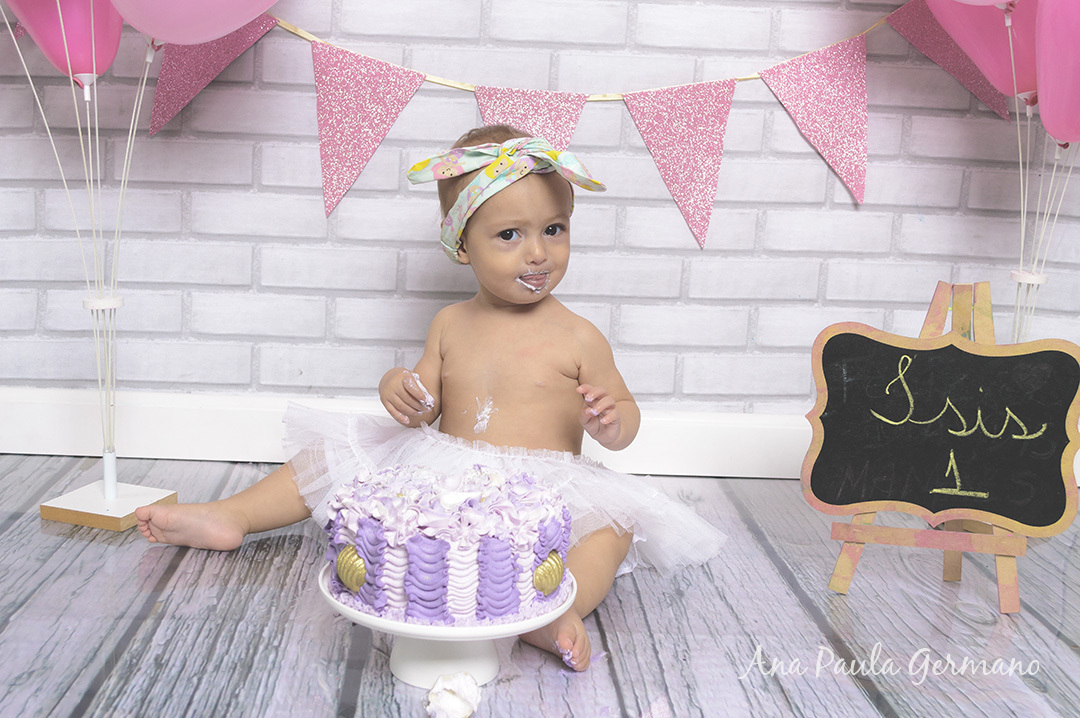 smash the cake estúdio menina