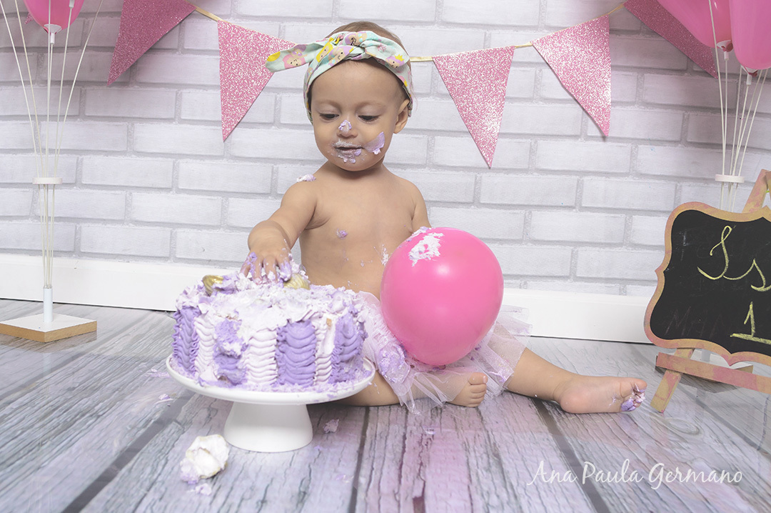 smash the cake estúdio menina