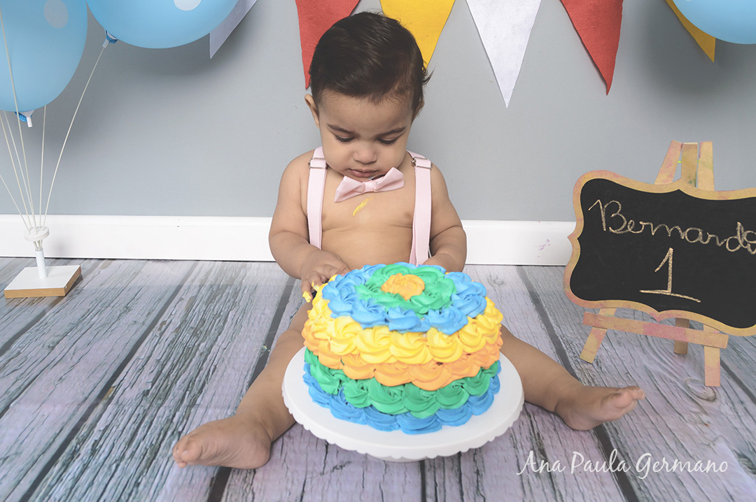 smash the cake menino