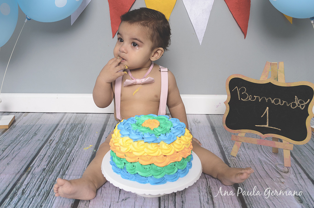 smash the cake menino