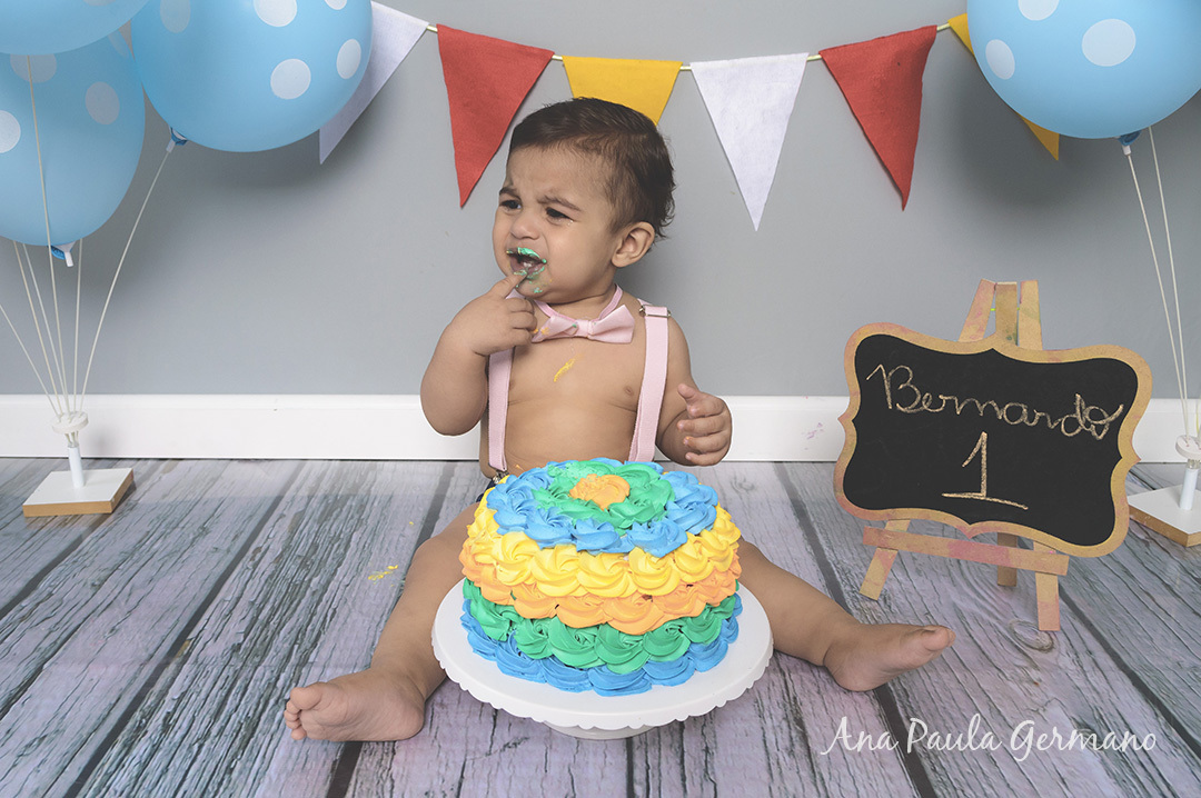 smash the cake menino