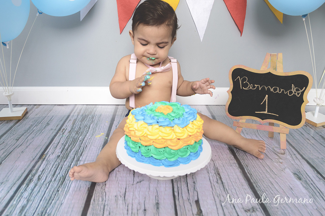 smash the cake menino