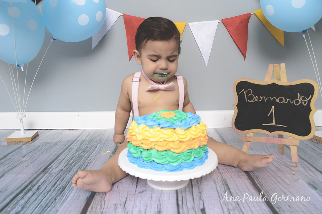 smash the cake menino