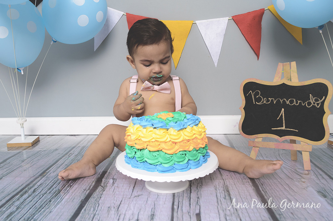 smash the cake menino