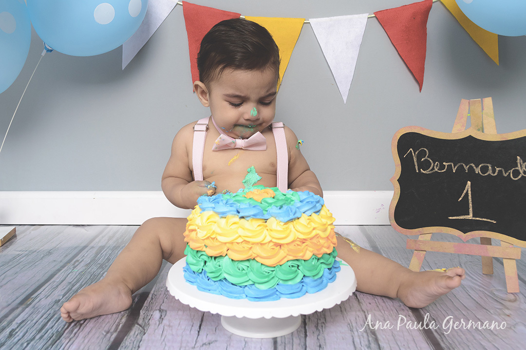 smash the cake menino