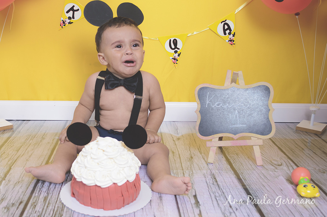 Smash the Cake Mickey menino