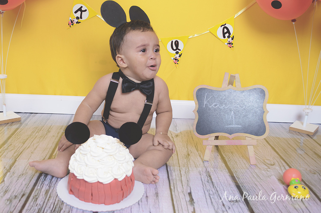 Smash the Cake Mickey menino