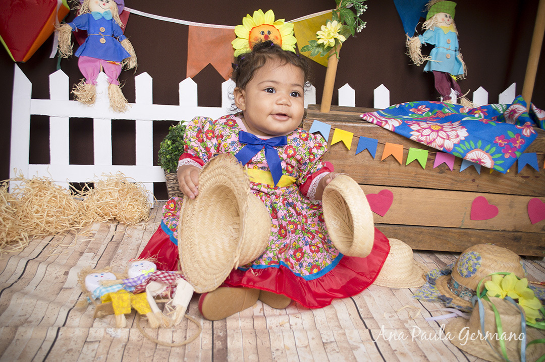 Acompanhamento infantil - ensaio temático - ensaio junino