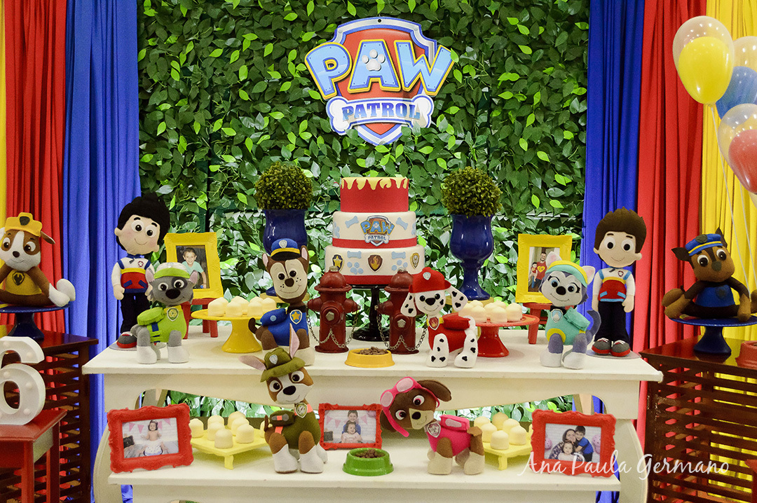 aniversário infantil Patrulha Canina