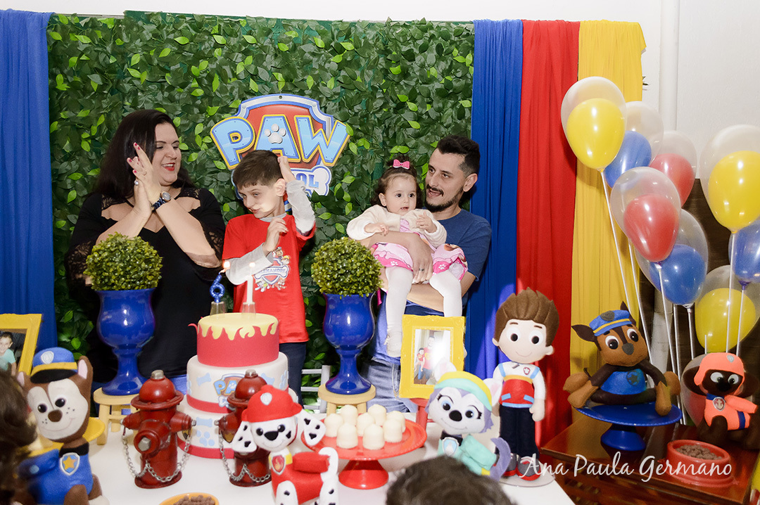aniversário infantil Patrulha Canina