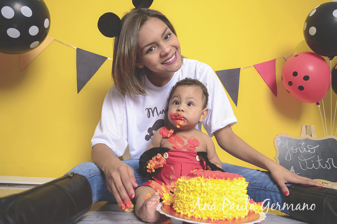 smash the cake menino