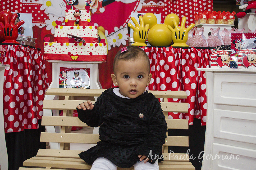 aniversário infantil minnie mouse