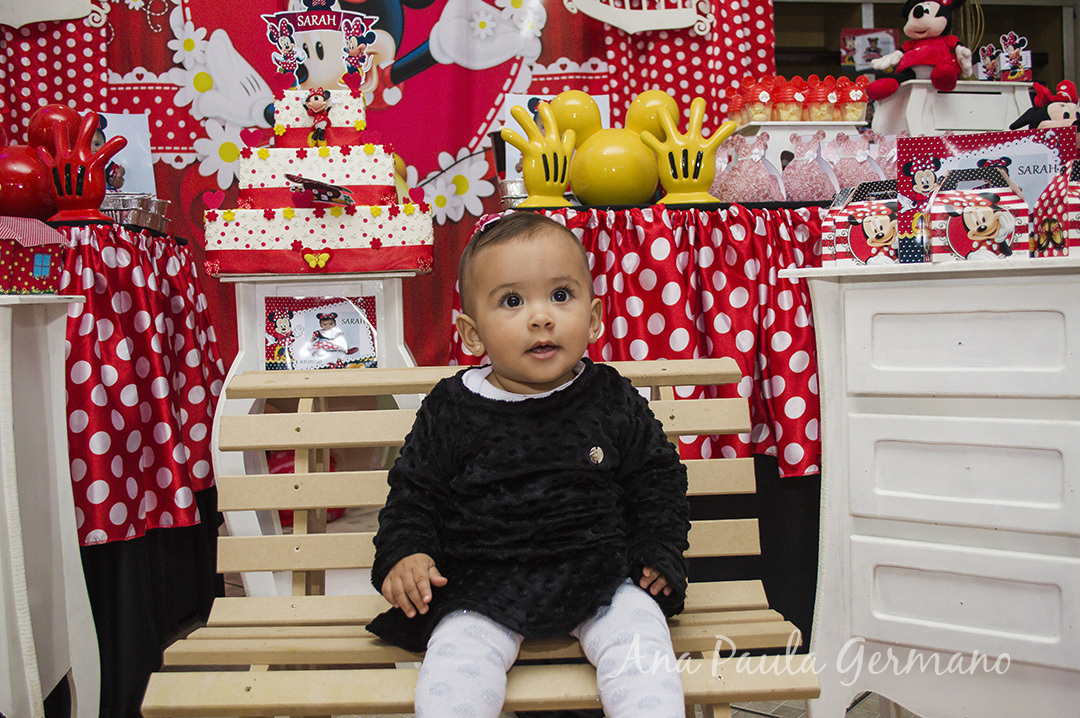 aniversário infantil minnie mouse