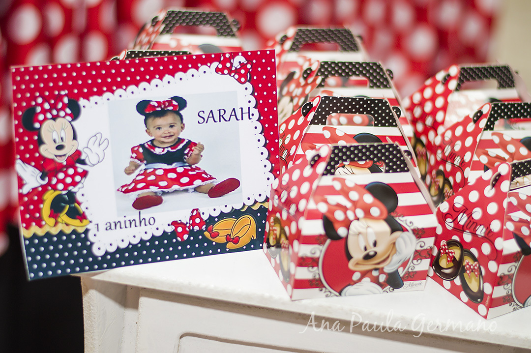 aniversário infantil minnie mouse