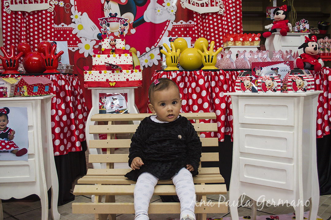 aniversário infantil minnie mouse
