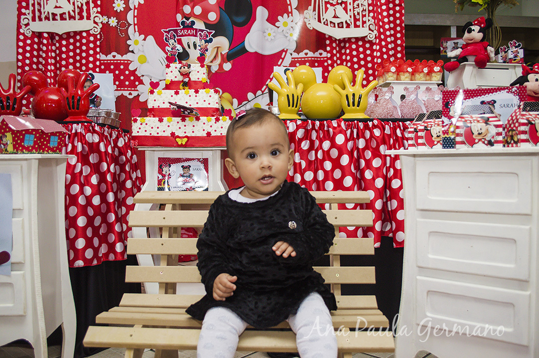 aniversário infantil minnie mouse