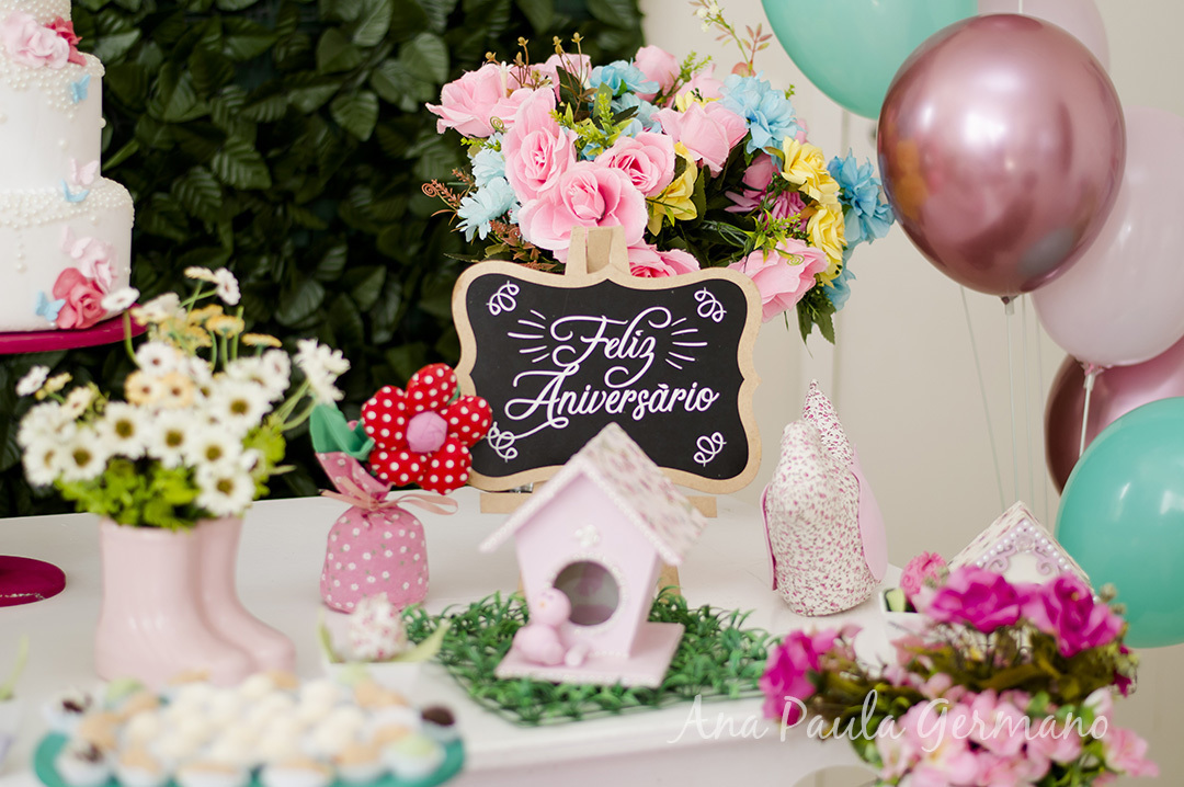 aniversário infantil - jardim encantado