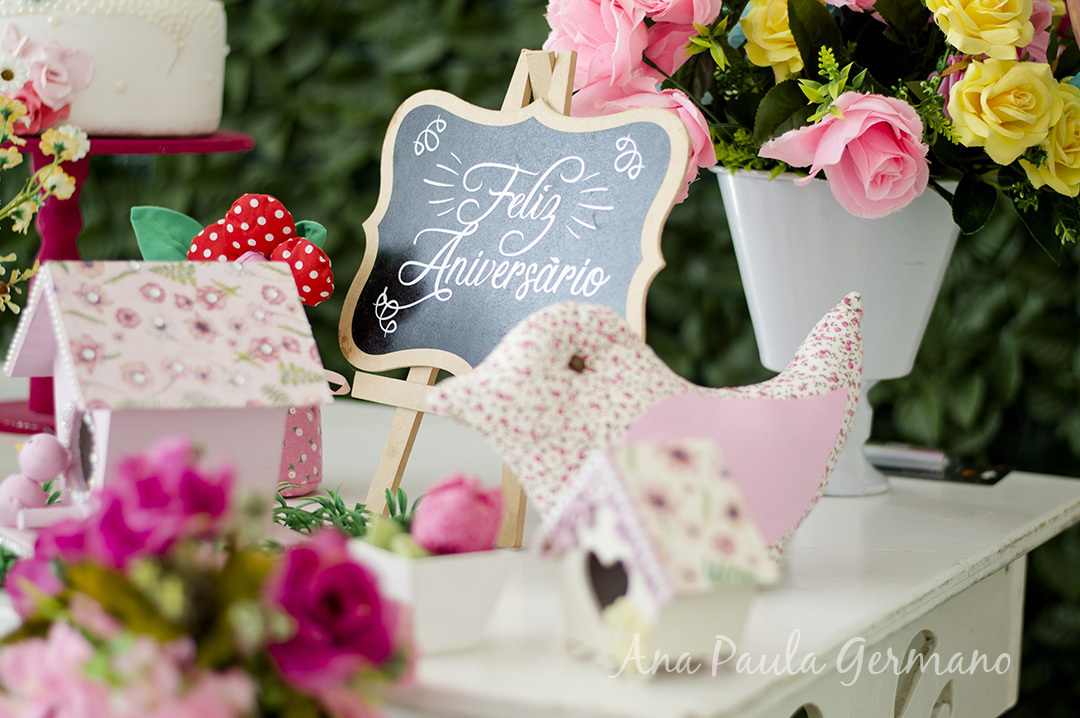 aniversário infantil - jardim encantado