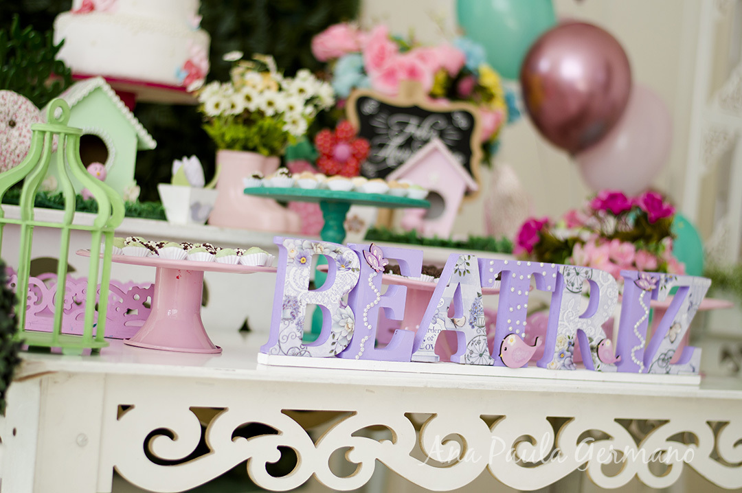 aniversário infantil - jardim encantado