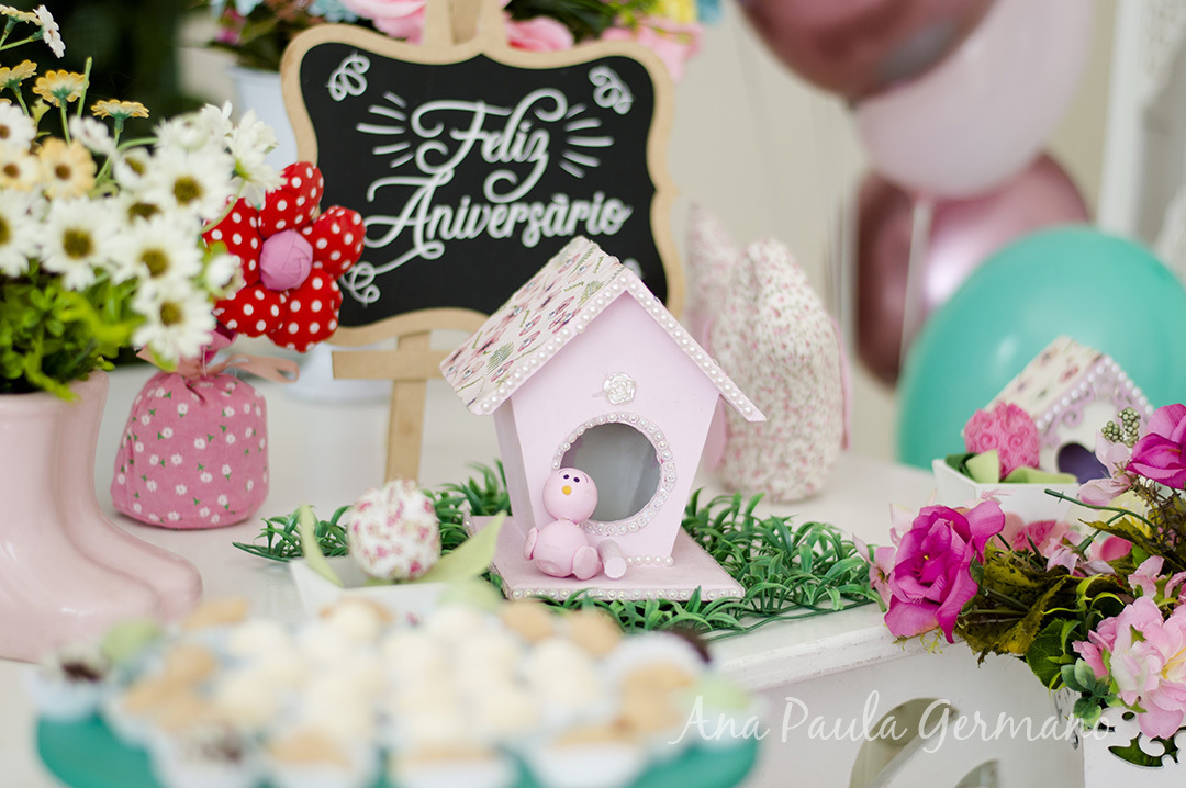 aniversário infantil - jardim encantado