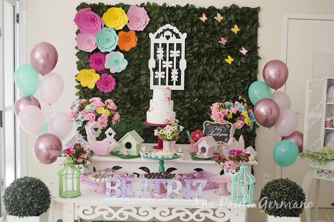 aniversário infantil - jardim encantado
