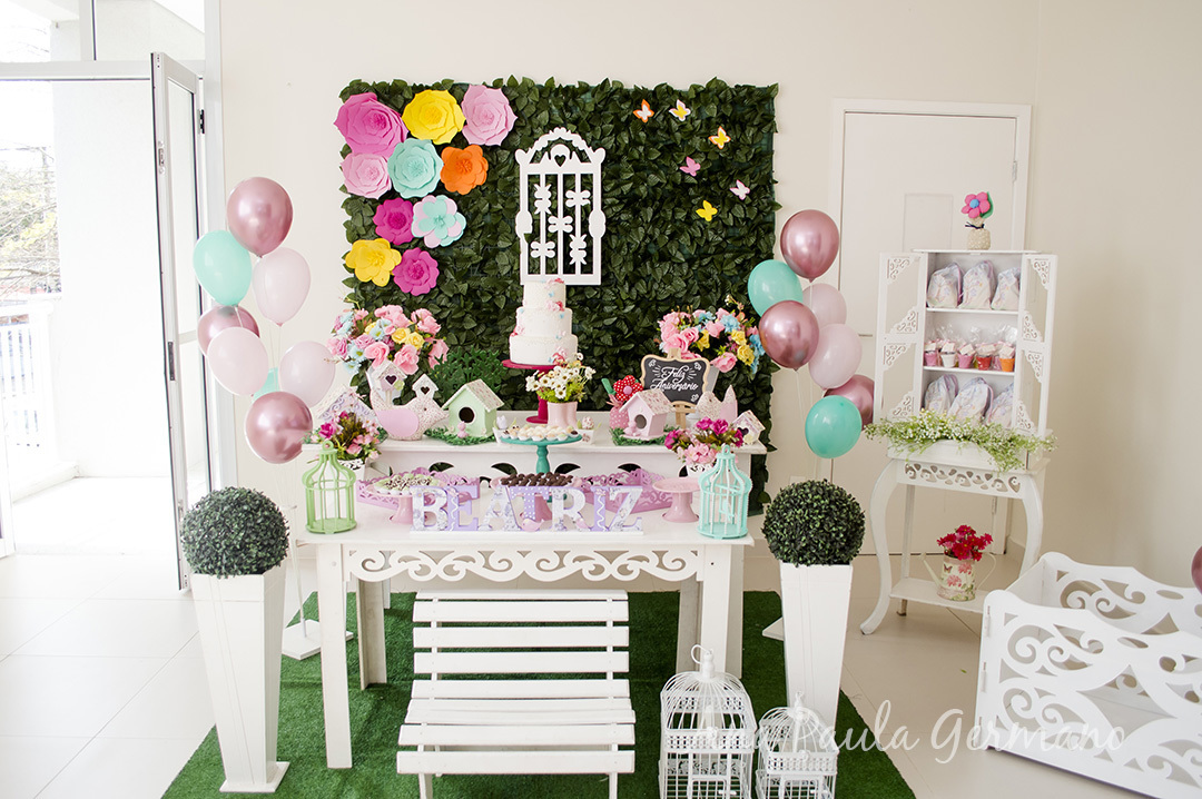 aniversário infantil - jardim encantado