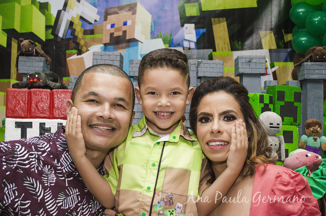 Aniversário infantil - Minecraft