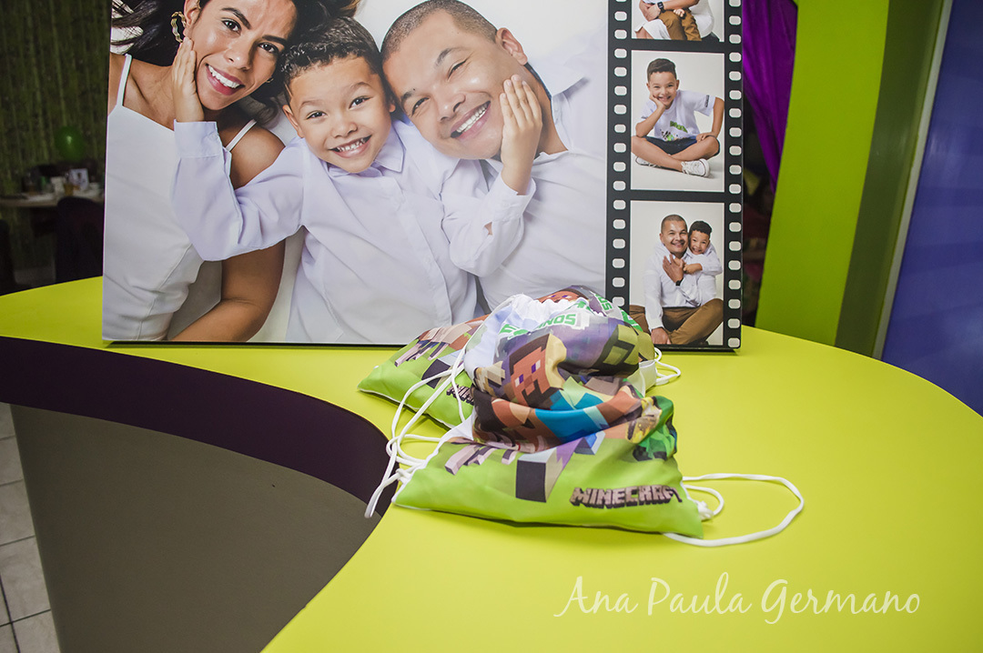 Aniversário infantil - Minecraft