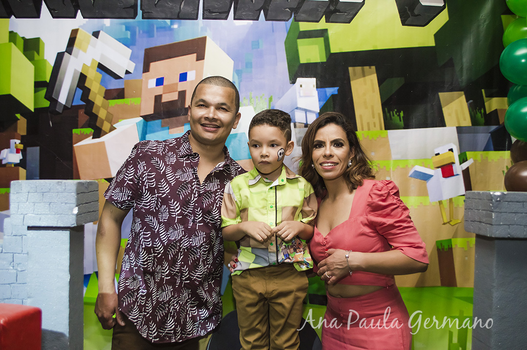 Aniversário infantil - Minecraft