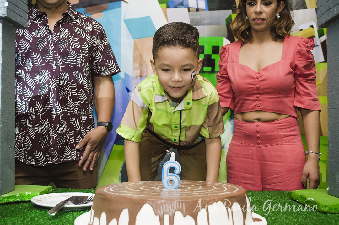 Aniversário infantil - Minecraft