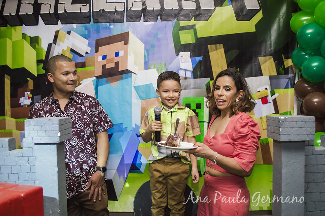Aniversário infantil - Minecraft