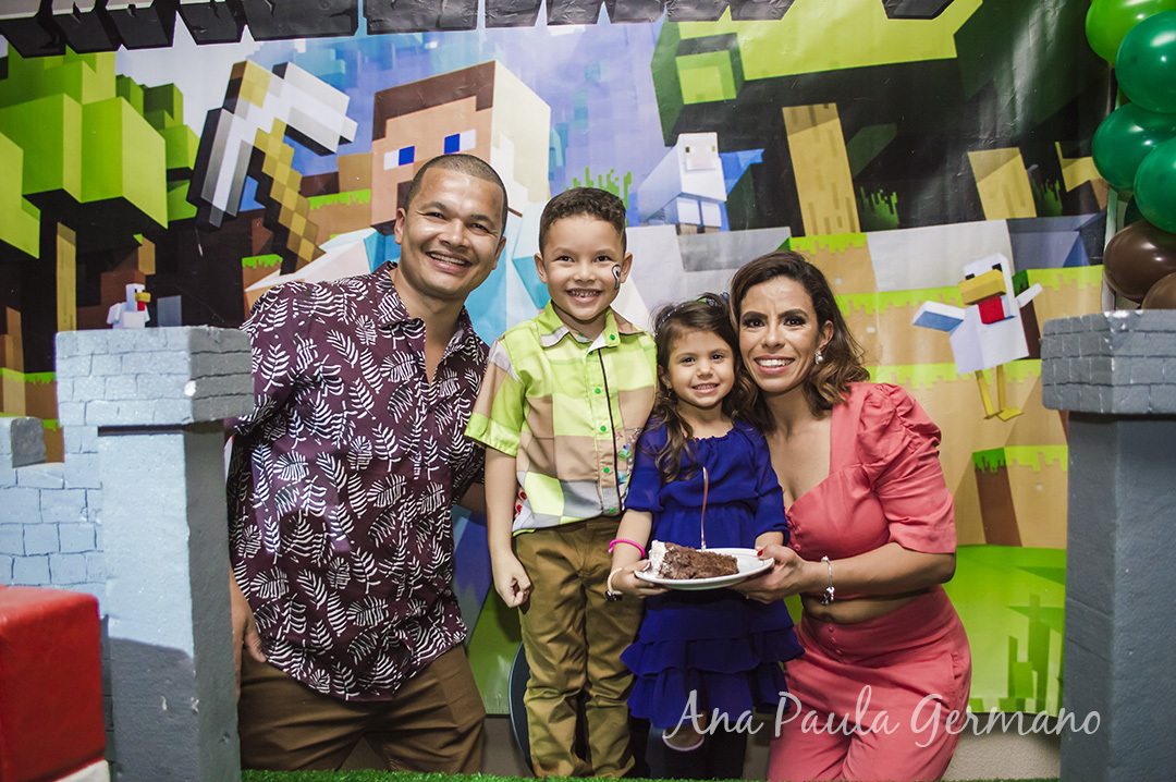 Aniversário infantil - Minecraft