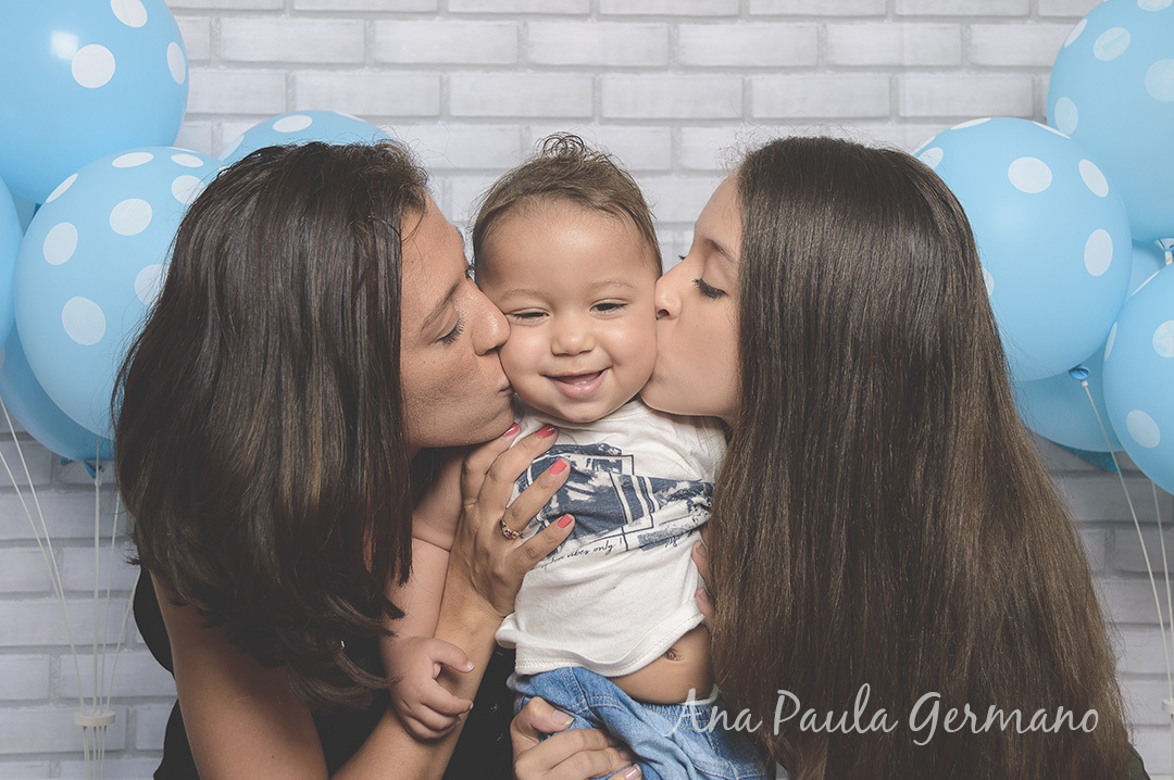 Smash the cake menino