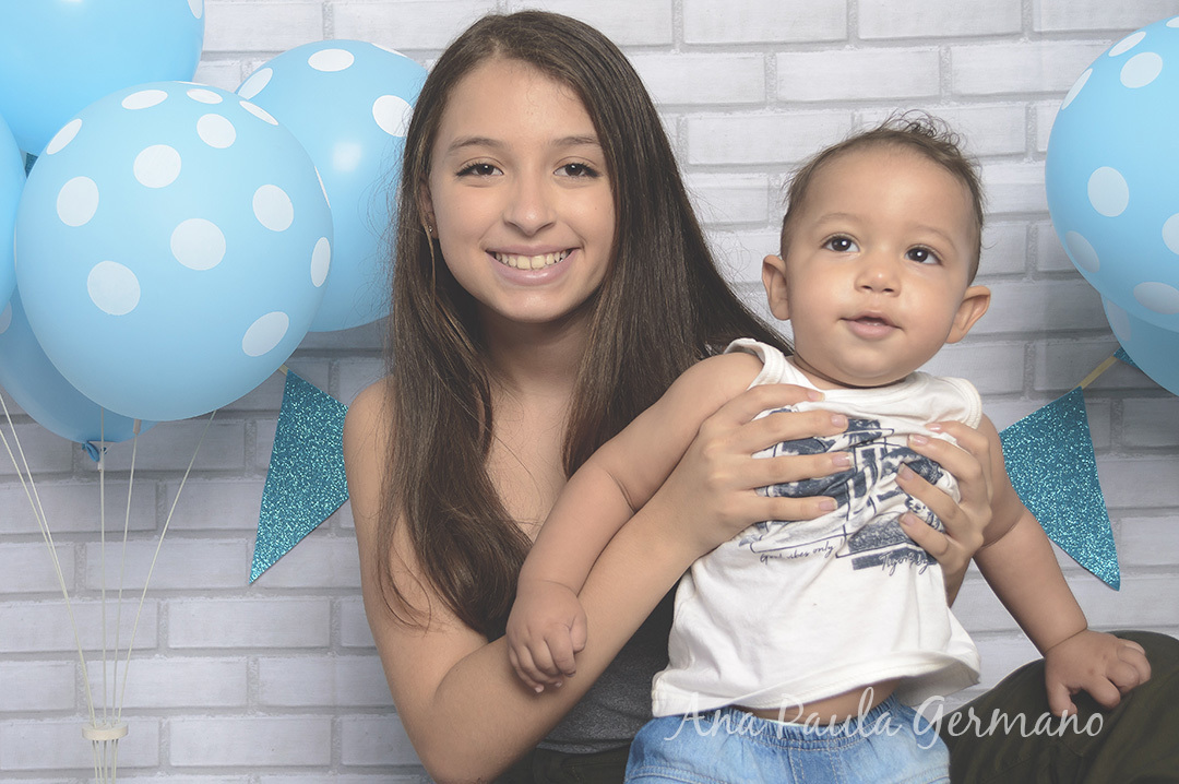 Smash the cake menino