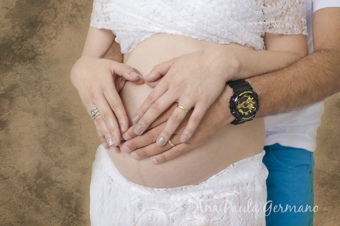 Ensaio gestante - Estúdio