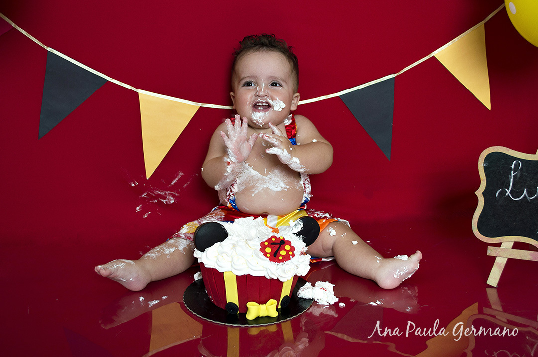 smash the cake menino