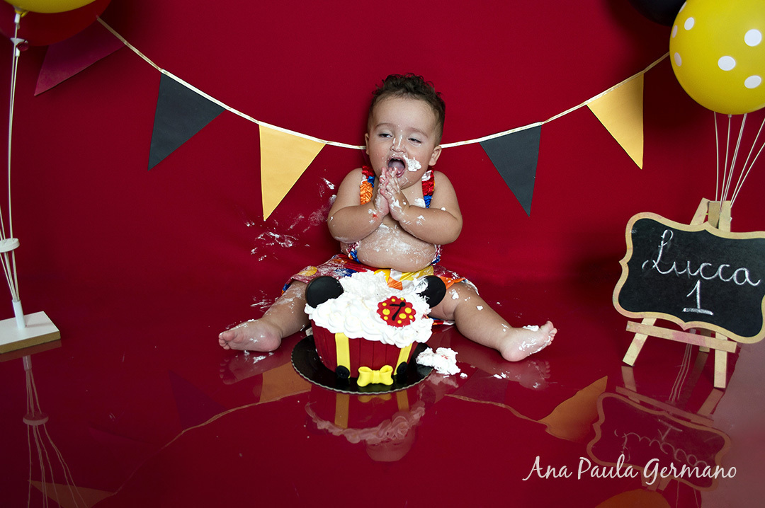 smash the cake menino