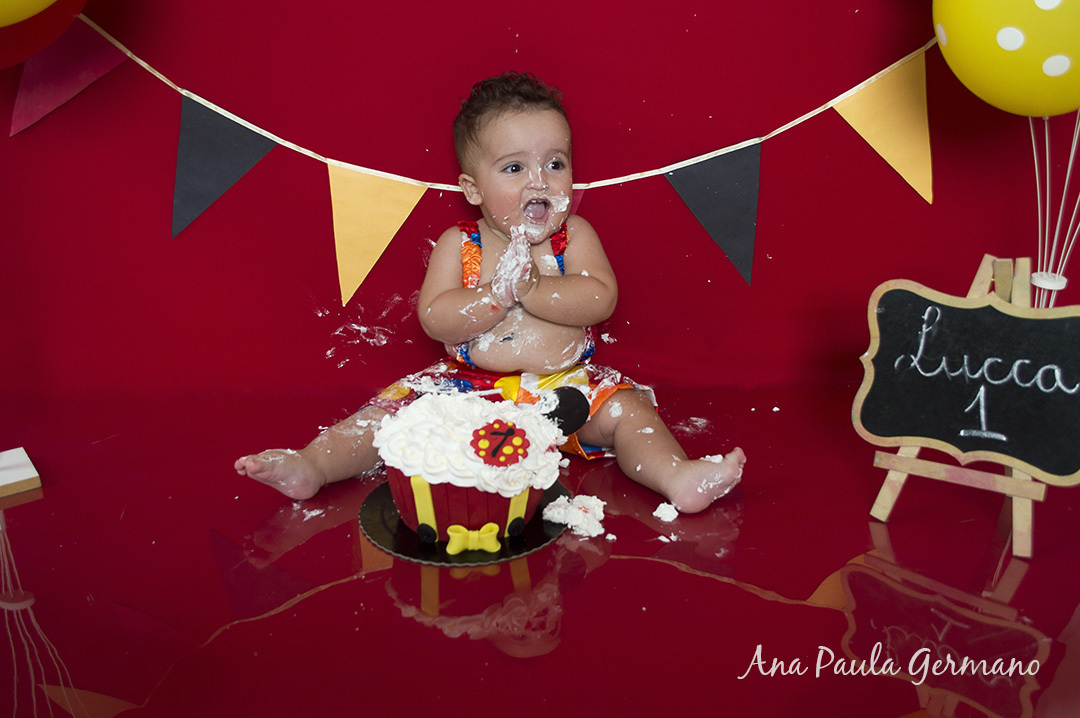 smash the cake menino