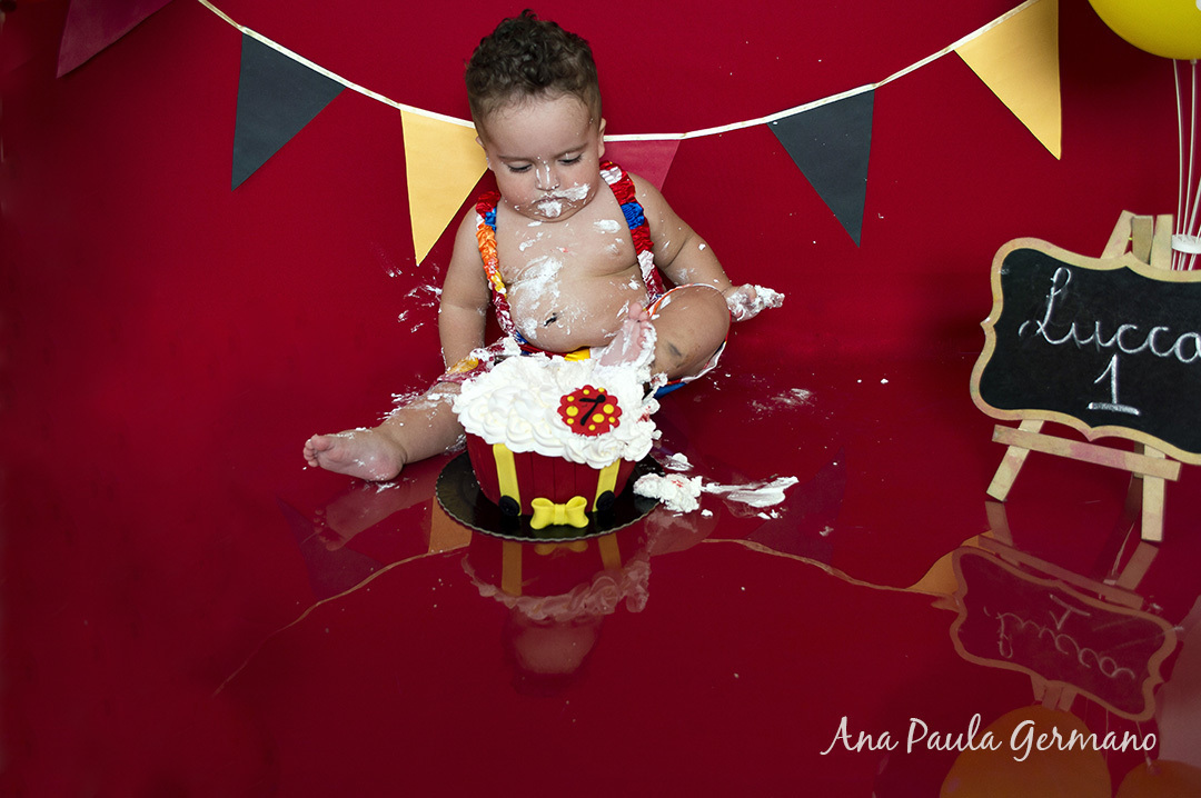 smash the cake menino