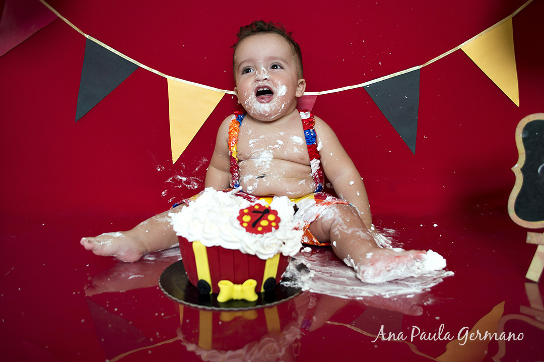 smash the cake menino