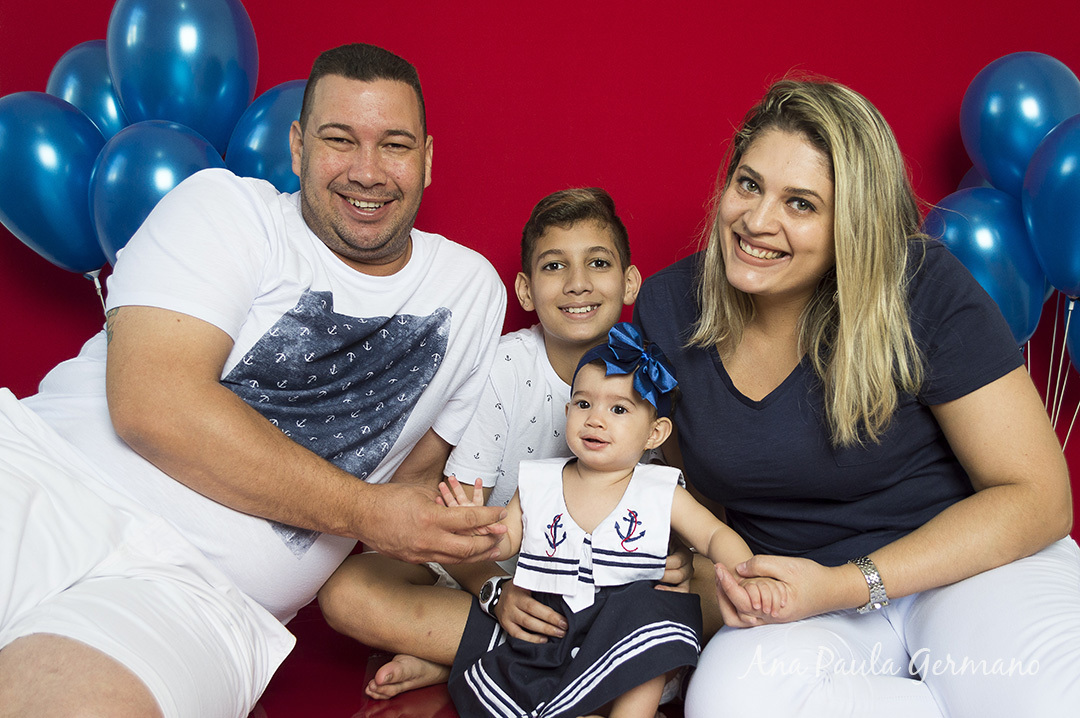 Smash the cake - marinheiro - menina